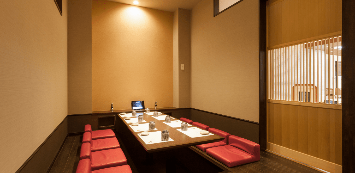 焼肉オーの座敷席
