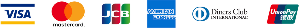 対応可能なクレジットカード