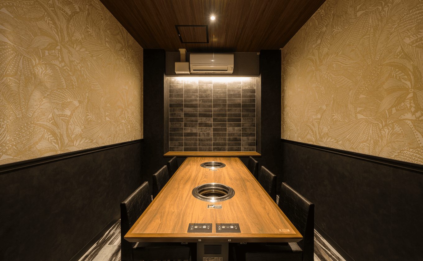 焼肉オー本店の席