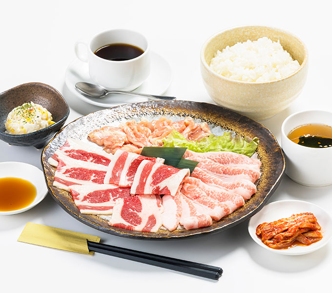 まんぞくランチセット