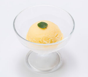 県産りんごシャーベット